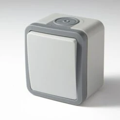 Interrupteur Va-et-vient étanche Extrem, LEXMAN, Gris