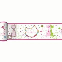 Frise, Vinyle Adhésive Catsline, L.12 Cm X L.5 M, Multicolore