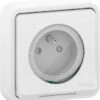 Prise Avec Terre étanche Encastrable Mureva Style Blanc SCHNEIDER ELECTRIC
