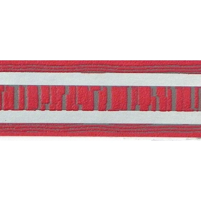 Galon, Vinyle Expansé Adhésive Pierre, L.3.5 Cm X L.10 M, Rouge 1 Galon, Vinyle Expansé Adhésive Pierre, L.3.5 Cm X L.10 M, Rouge