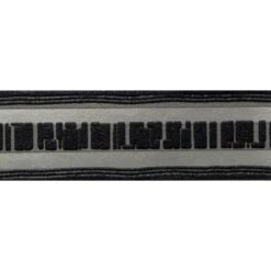 Galon, Vinyle Expansé Adhésive Aspect Brique, L.3.5 Cm X L.10 M, Noir