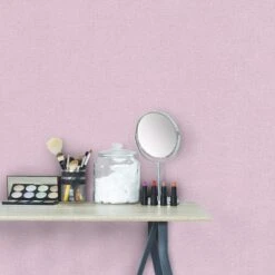 Papier Peint Vinyle Lisse Mat Violet Fog