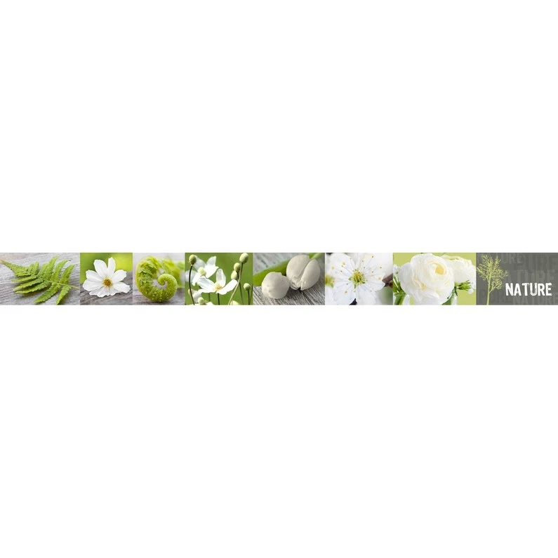 Frise, Vinyle Adhésive Nature, L.15 Cm X L.5 M 1 Frise, Vinyle Adhésive Nature, L.15 Cm X L.5 M