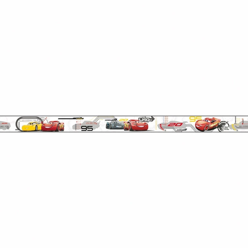 Frise, Papier Disney Cars 3 Rouge, L.15.4 Cm X L.4.57 M, Rouge 1 Frise, Papier Disney Cars 3 Rouge, L.15.4 Cm X L.4.57 M, Rouge
