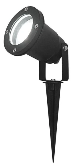 Spot à Piquer Extérieur LED Intégrée 130 Lm Noir LUMIHOME