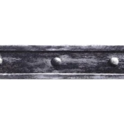 Galon, Vinyle Expansé Adhésive Aspect Métal, L.3.5 Cm X L.10 M, Gris