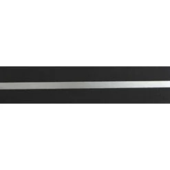 Galon, Vinyle Expansé Adhésive Liseret Argent, L.4 Cm X L.10 M, Noir