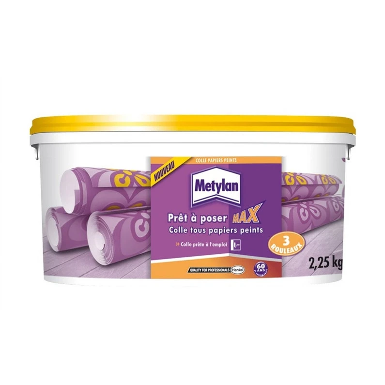 Colle Tous Papiers Peints Prête à L’emploi METYLAN, 2.25 Kg 1 Colle Tous Papiers Peints Prête à L’emploi METYLAN, 2.25 Kg