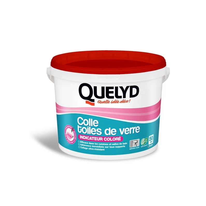 Colle Toile De Verre QUELYD, 10 Kg 1 Colle Toile De Verre QUELYD, 10 Kg