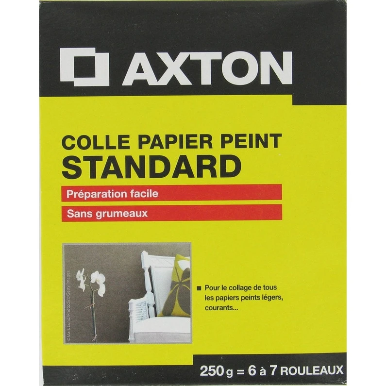 Colle Papier Peint Standard AXTON, 0.25 Kg 1 Colle Papier Peint Standard AXTON, 0.25 Kg
