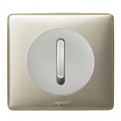 Legrand Céliane – Interrupteur Ou Va-et-vient Doigt étroit – Ensemble Titane Complet