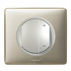 Legrand Céliane – Ecovariateur 2 Fils Sans Neutre – Ensemble Titane Complet