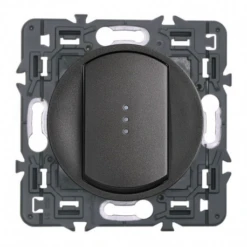 Legrand Céliane – Va Et Vient Simple à Témoin 10A – Ensemble Graphite à Griffes – à Composer