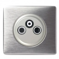Legrand Céliane – Prise TV-FM-SAT – Ensemble Aluminium Complet