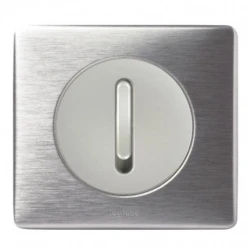 Legrand Céliane – Interrupteur Ou Va-et-vient Doigt étroit – Ensemble Aluminium Complet à Griffes