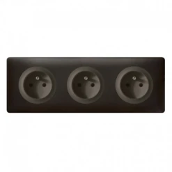 Legrand Céliane – Prise 3x2P+T Standard Précablé – Ensemble Carbone Complet