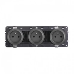 Legrand Céliane – Prise 3x2P+T Standard Précablé – Ensemble Graphite à Composer