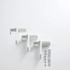 Lot De 3 Supports De Fixation Sans Perçage Blanc Pour Tout Type De Store