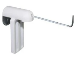 3 Supports Métalliques Auto-serrants Renforcés, Blanc, Pour Tout Type De Store