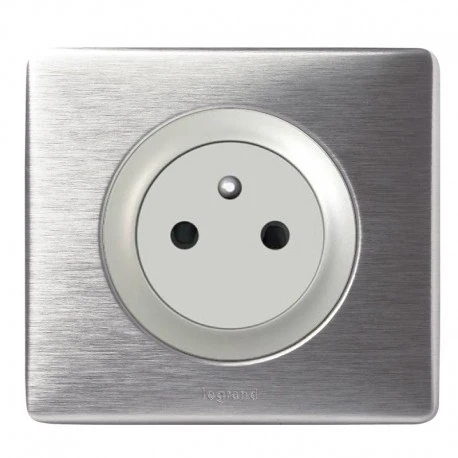 Legrand Céliane – Prise 2P+T Surface Affleurante – Ensemble Aluminium Complet à Griffes 1 Legrand Céliane – Prise 2P+T Surface Affleurante – Ensemble Aluminium Complet à Griffes