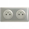 Legrand Céliane – Prise 2x2P+T Surface Précablé – Ensemble Aluminium Complet