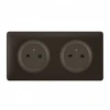 Legrand Céliane – Prise 2x2P+T Surface Précablé – Ensemble Carbone Complet