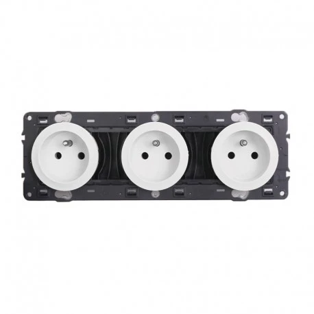 Legrand Céliane – Prise 3x2P+T Standard Précablé – Ensemble Blanc à Composer 1 Legrand Céliane – Prise 3x2P+T Standard Précablé – Ensemble Blanc à Composer
