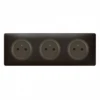 Legrand Céliane – Prise 3x2P+T Surface Précablé – Ensemble Carbone Complet
