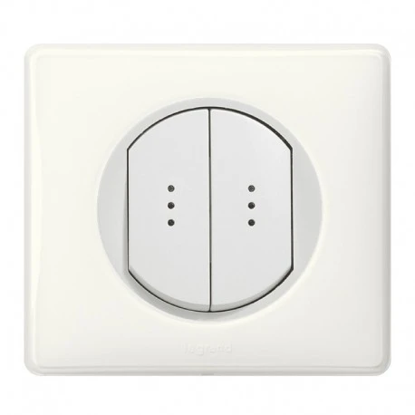 Legrand Céliane – Double Va Et Vient Lumineux 10A – Ensemble Blanc Complet 1 Legrand Céliane – Double Va Et Vient Lumineux 10A – Ensemble Blanc Complet