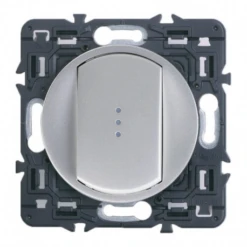 Legrand Céliane – Va Et Vient Simple Lumineux 10A – Ensemble Titane à Griffes – à Composer