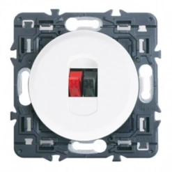 Legrand Céliane – Prise Haut -Parleur Simple – Ensemble Blanc à Griffes – à Composer