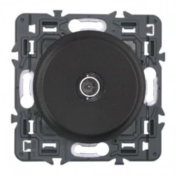 Legrand Céliane – Prise TV Simple Mâle – Ensemble Graphite à Griffes – à Composer